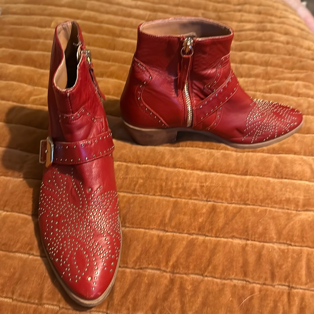 Zara does Chloe Susanna Studded Boot